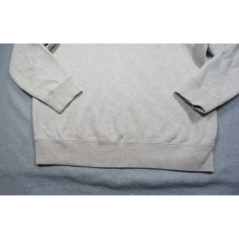 Polo Ralph Lauren Sweatshirt Mens Large Gray Crewneck Pony Logo Fleece Casual